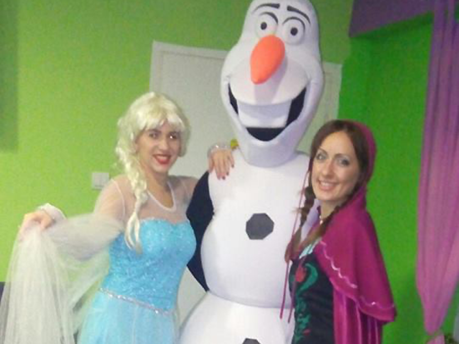 Elsa, Ana i Olaf