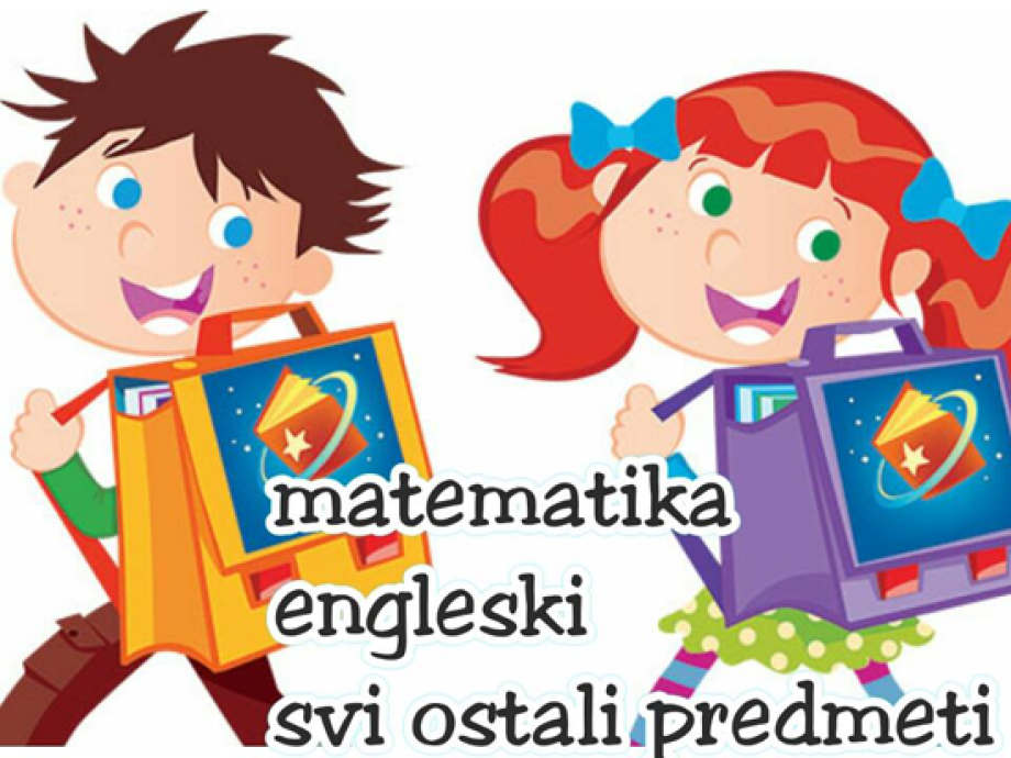 Časovi engleskog i matematike