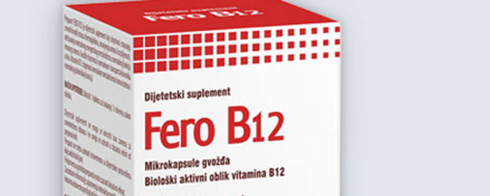 Fero B12 – kombinacija gvožđa i vitamina B12