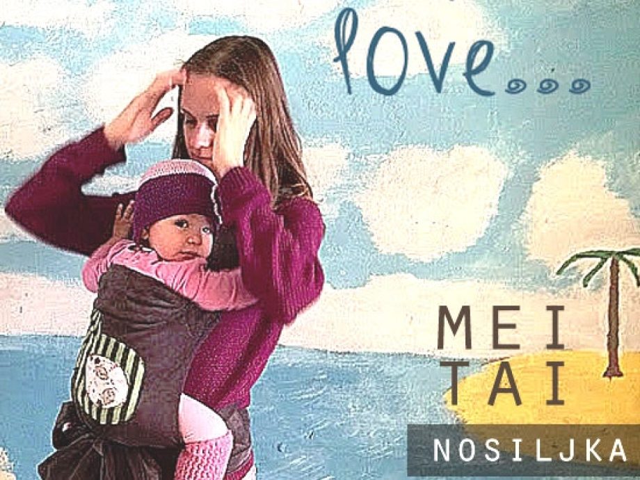 Mei Tai nosiljka za bebe sa aplikacijom