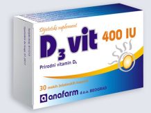 D3vit 400 IU - meke želatinske kapsule