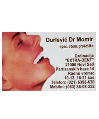 Extra-dent – Stomatološka ordinacija