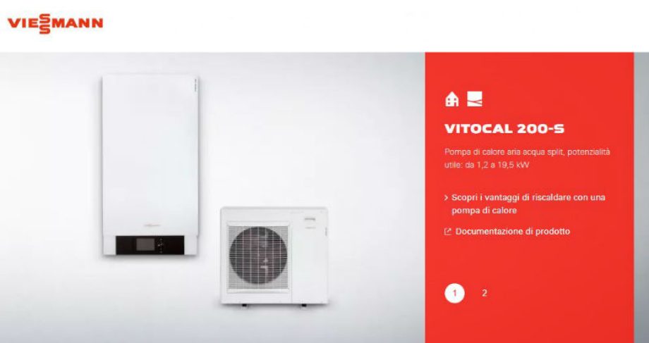Toplotna pumpa vazduh voda Vitocal 200 S