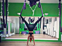 Aerial joga fitnes program